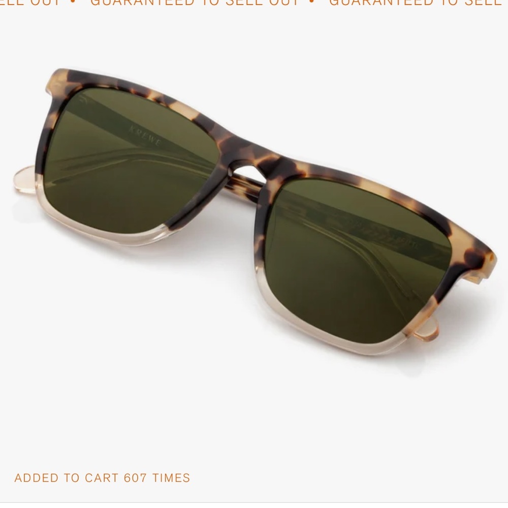NWT: KREWE LAFITTE Iberia to Haze Polarized Sunglasses - Picture 5 of 8